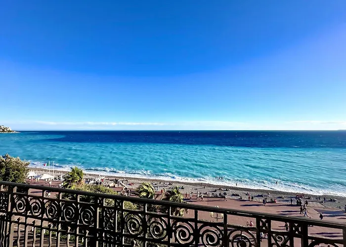 Quai Promenade View Sea View Balcony 3 Bedrooms Air Conditioning Nice